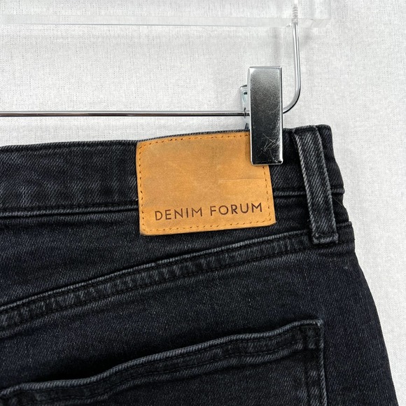 ARITZIA DENIM FORUM Jeans Womens 29 Black The Arlo High Rise Straight 28L - Picture 14 of 16